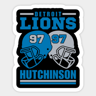 Detroit Lions Hutchinson 97 American Football Sticker